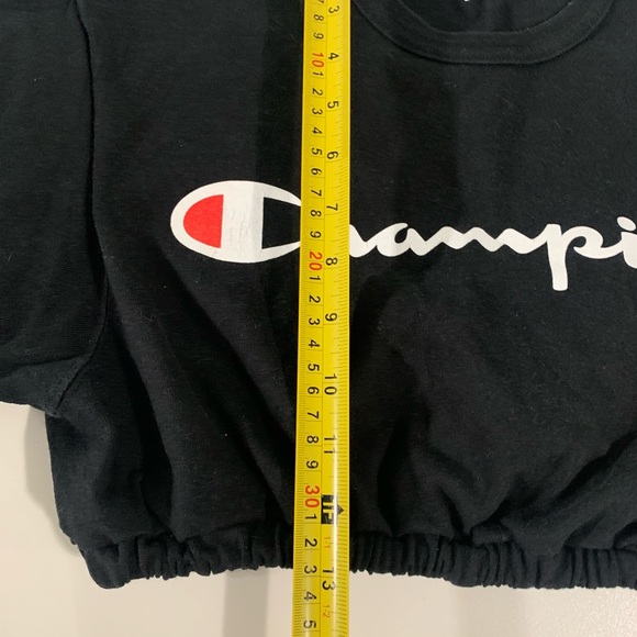 Custom reworked Champion crop top size Medium. - Picture 3 of 4